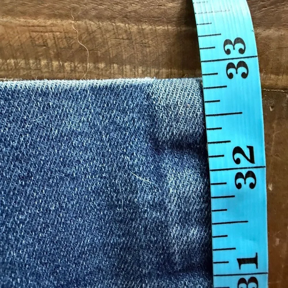 Express Stretch Denim Long Sleeve Button Front Wide Leg Jumpsuit Blue L NEW - Picture 16 of 16